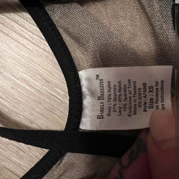 Y2K Sheer Lace Trim Mesh Cami Top XS - Picture 5 of 5